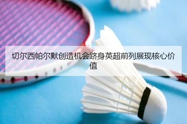 切尔西帕尔默创造机会跻身英超前列展现核心价值
